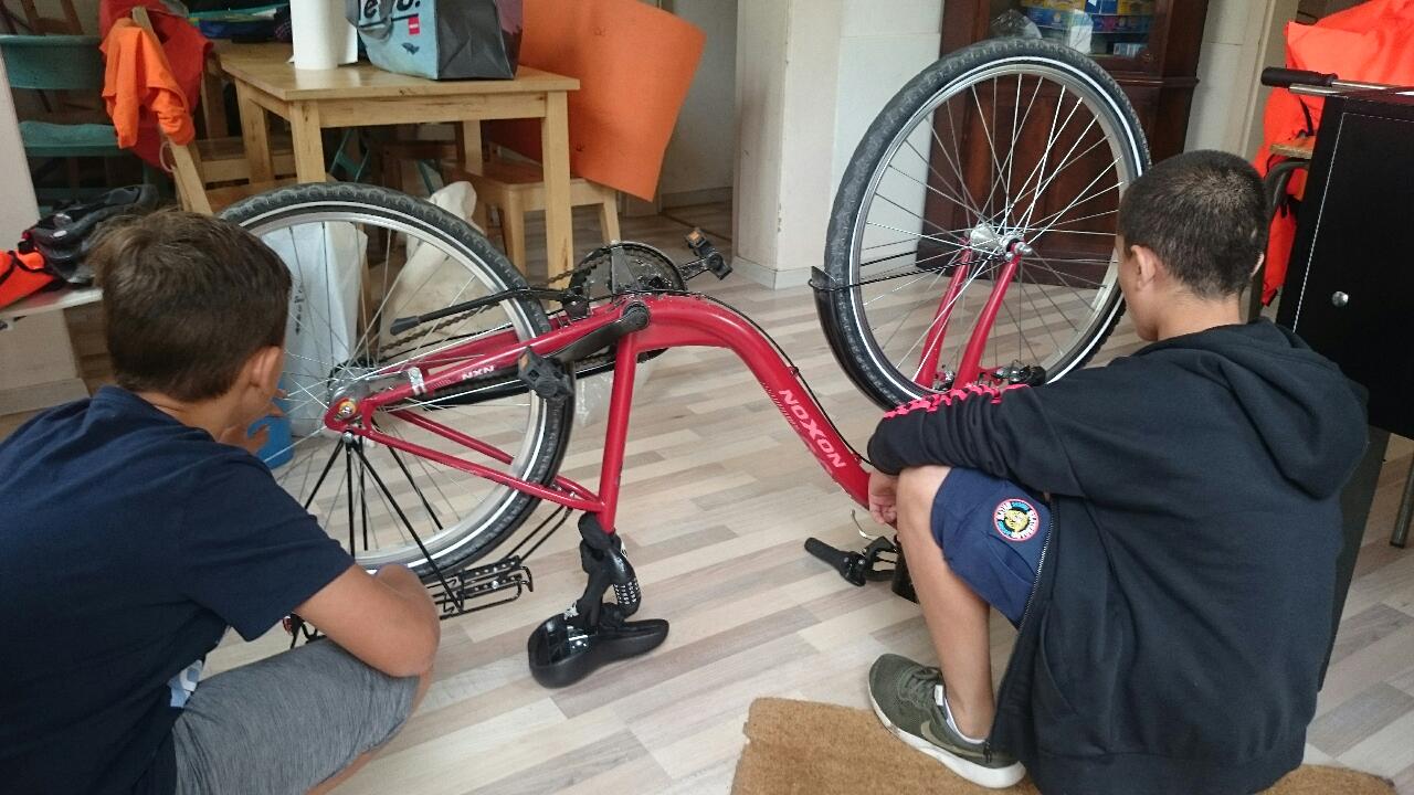 Fahrradselbsthilfewerkstatt für Kinder und  Familien 2019